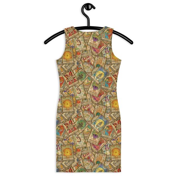Tarot Card Mystic Bodycon Dress - Picture 9 of 10